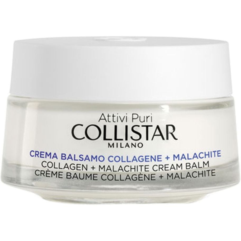 Крем-бальзам для обличчя Collistar Pure Actives Collagen + Malachite, з колагеном та малахітом, 50 мл - фото 1