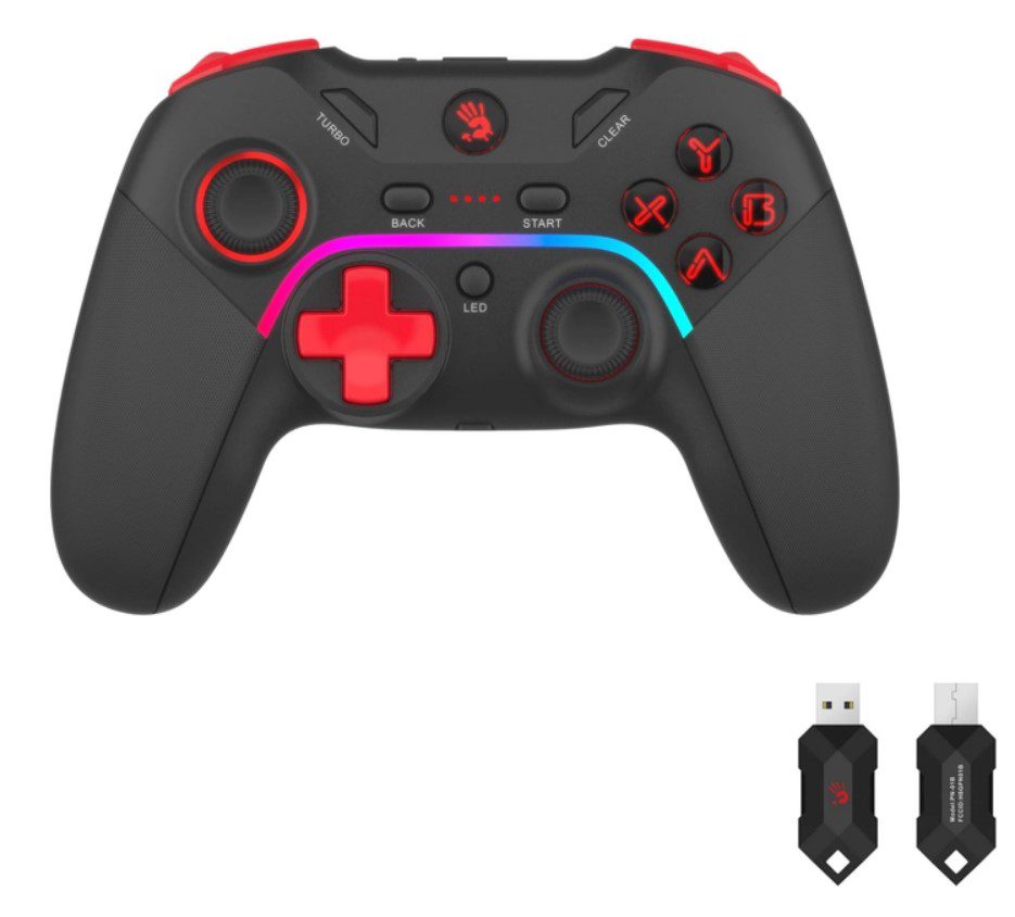 Геймпад джойстик A4Tech Gamepad Bloody GPW-70 Sports Black - фото 3