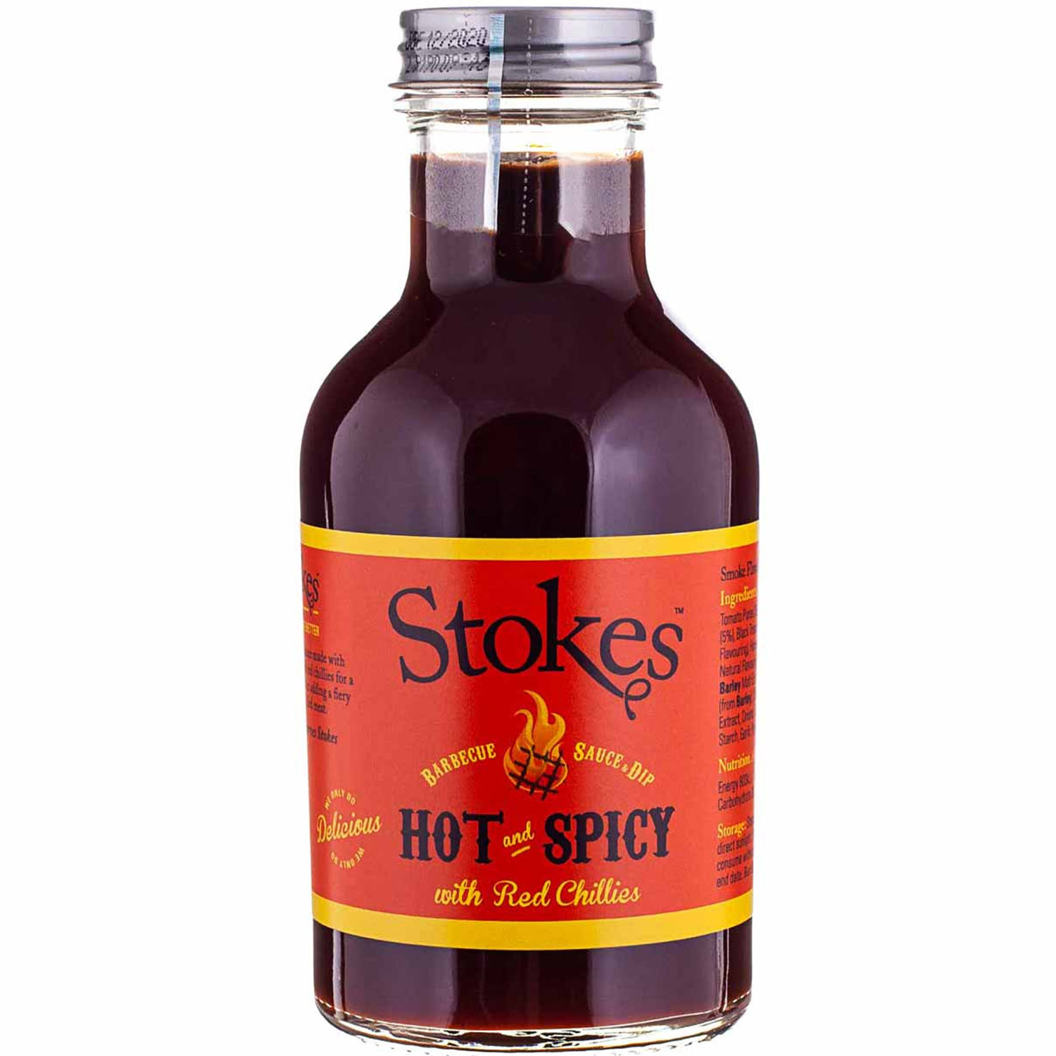 Соус Stokes Hot and Spicy барбекю з червоним перцем чилі 315 г - фото 1