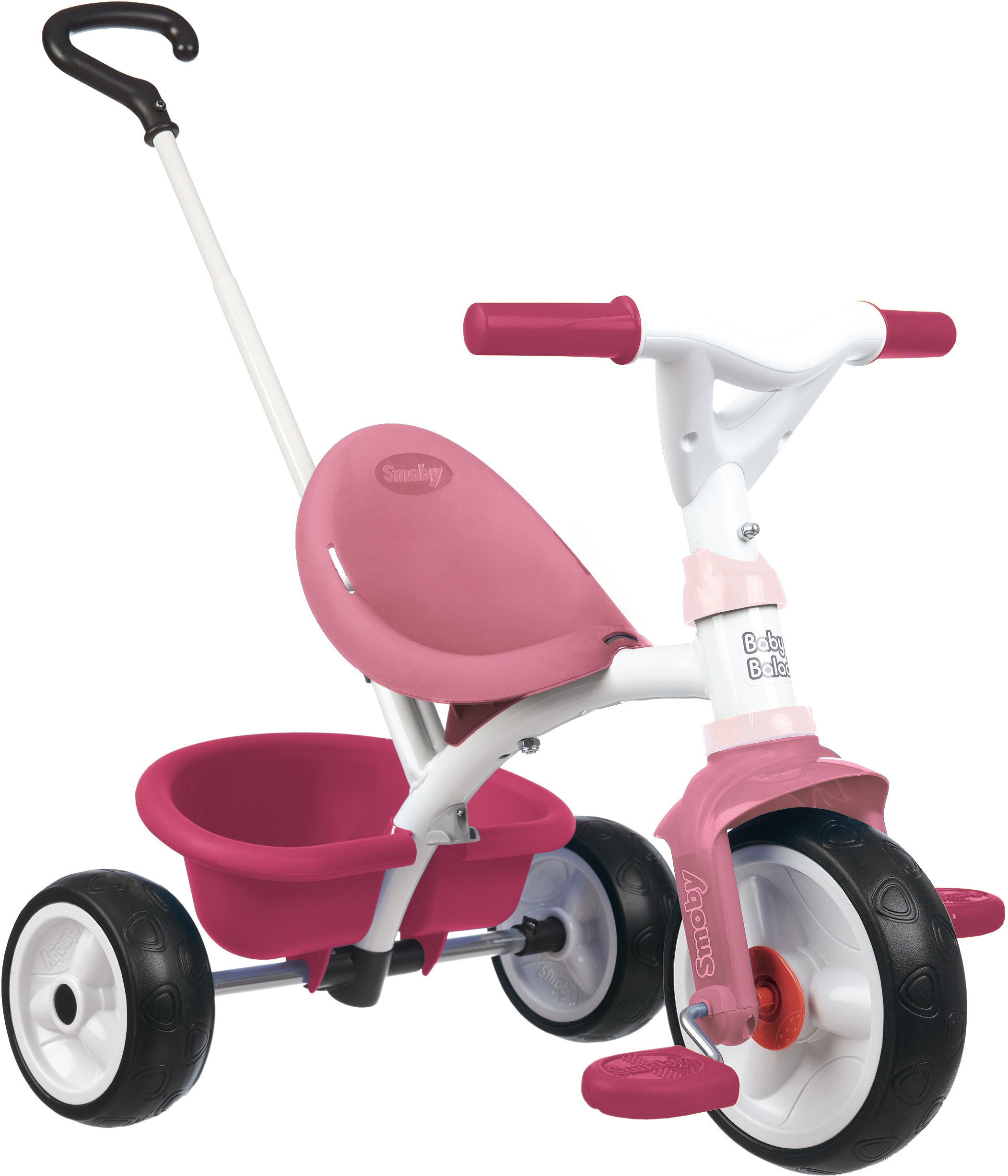 Трехколесный велосипед 2 в 1 Smoby Toys Би Муви, розовый (740332) - фото 1