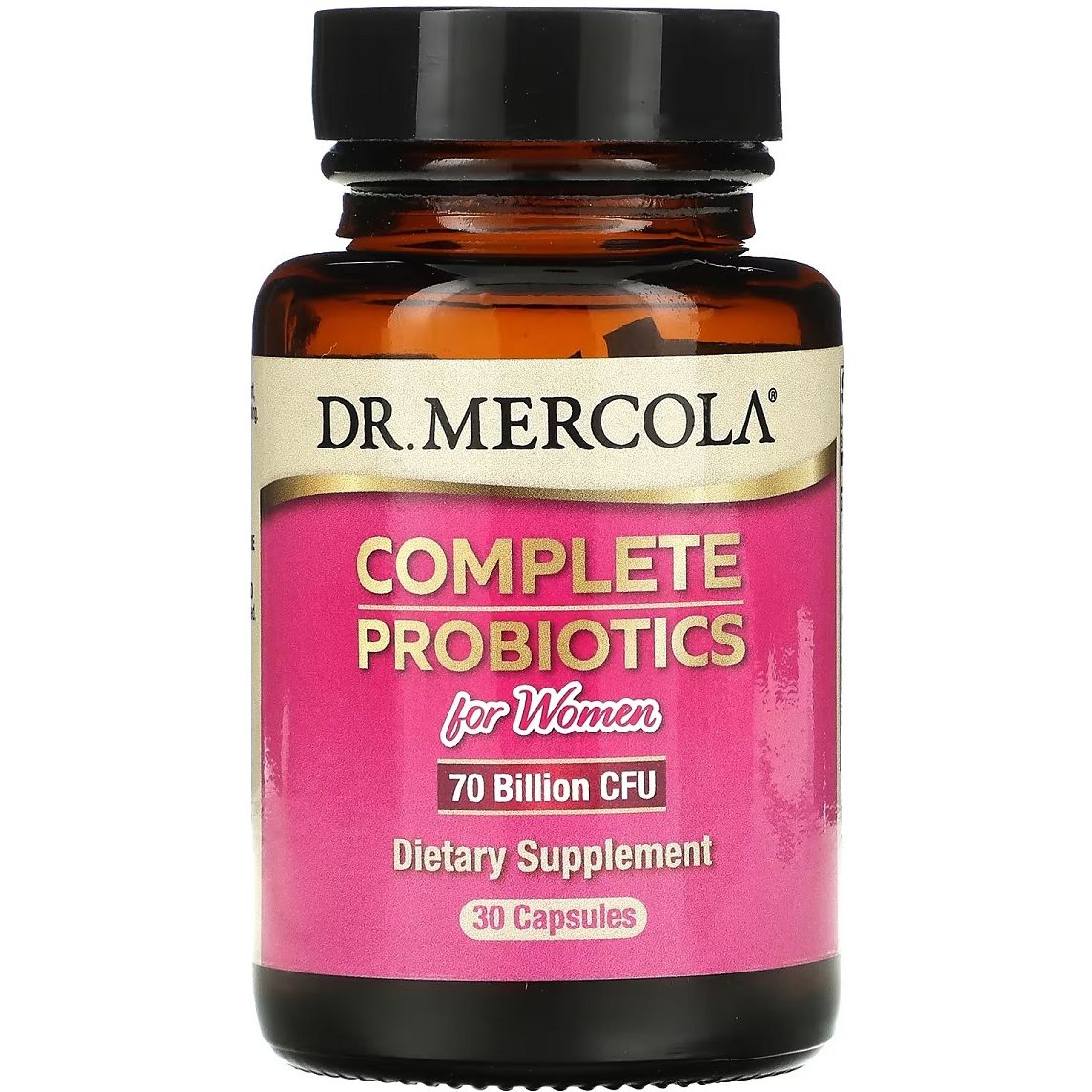 Пробиотики для женщин Dr. Mercola Complete Probiotics for Women 70 Billion CFU 30 капсул - фото 1