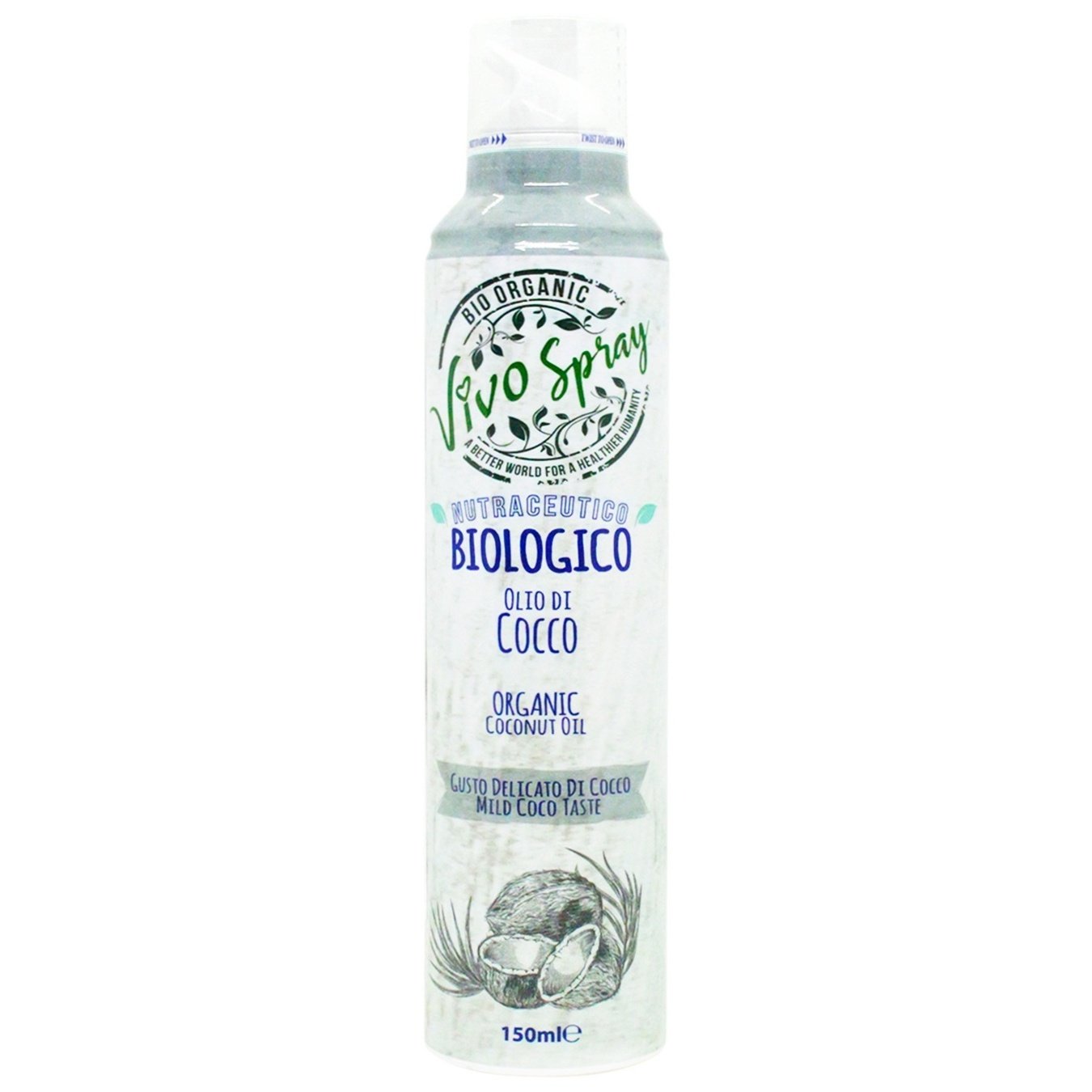 Кокосовое масло Vivo Spray органическое спрей 150 мл - фото 1