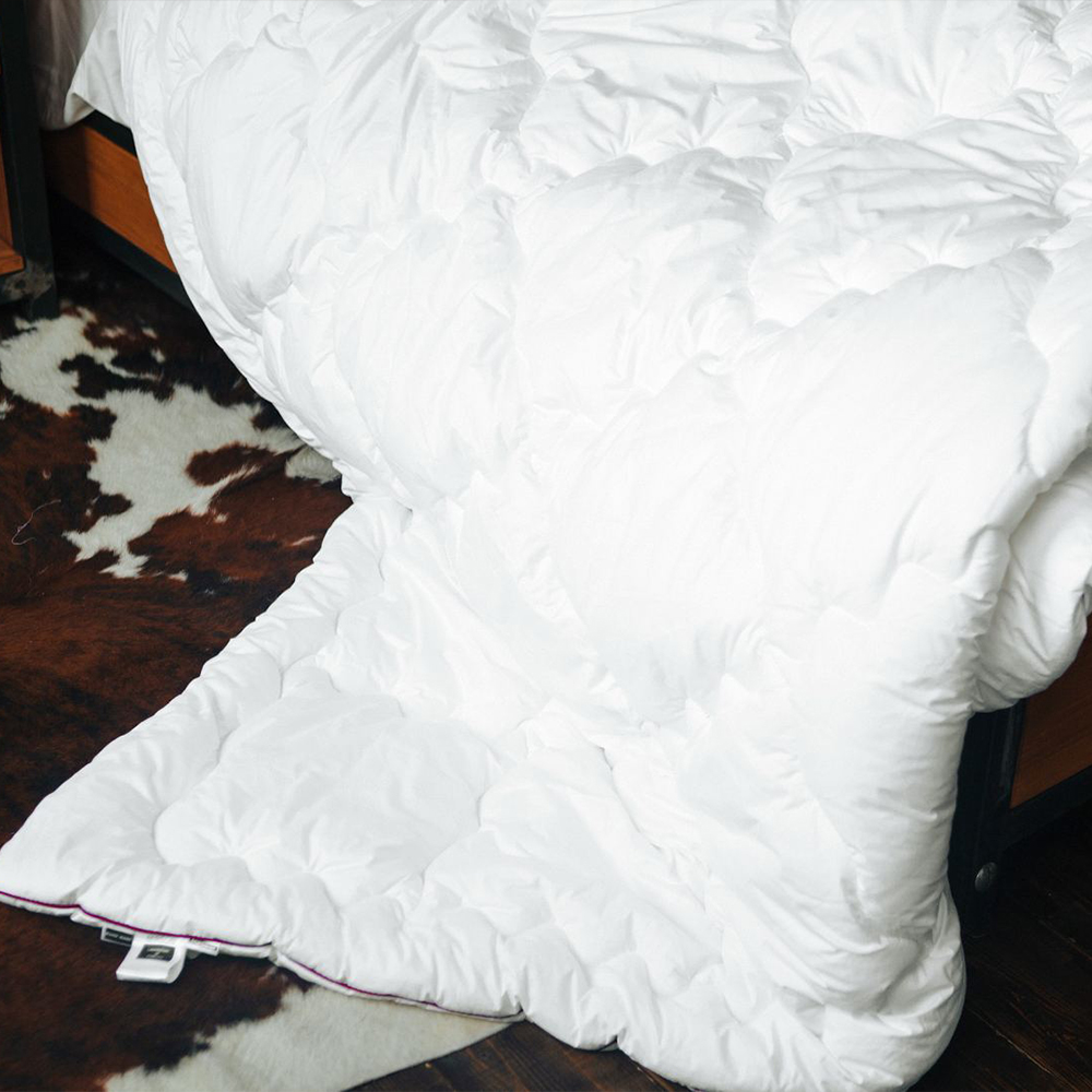 Одеяло шерстяное MirSon Deluxe Italy Hand Made №166, зимнее, 110x140 см, белое - фото 10