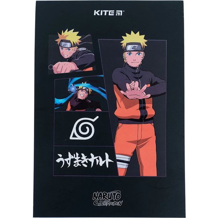 Блокнот-планшет Kite Naruto А5 в клеточку 50 листов (NR23-194-4) - фото 1