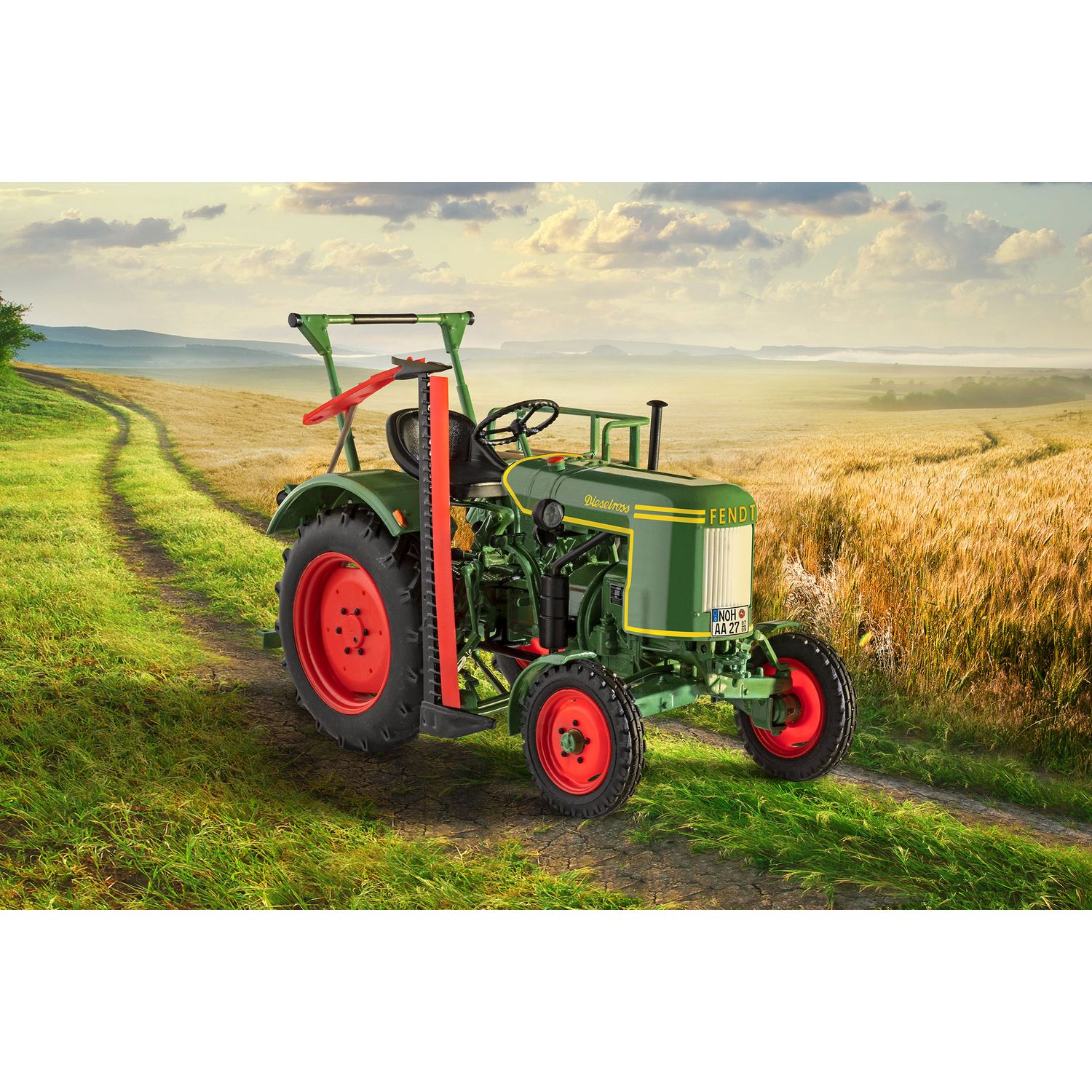 Збірна модель Revell Трактор Fendt F20 Dieselroß, рівень 2, масштаб 1:24, 91 деталь (RVL-07822) - фото 2