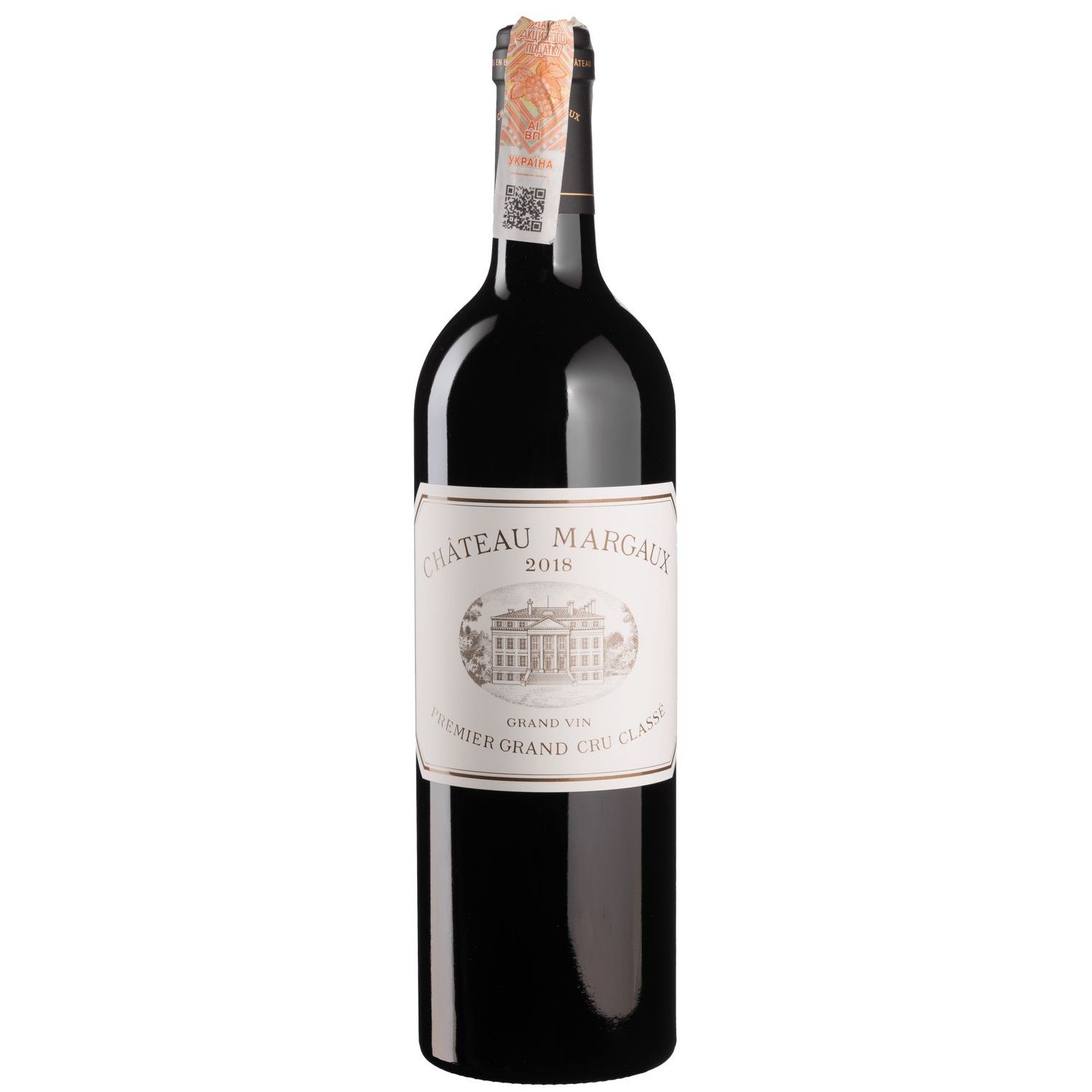 Вино Chateau Margaux 2018, красное, сухое, 0,75 л - фото 1