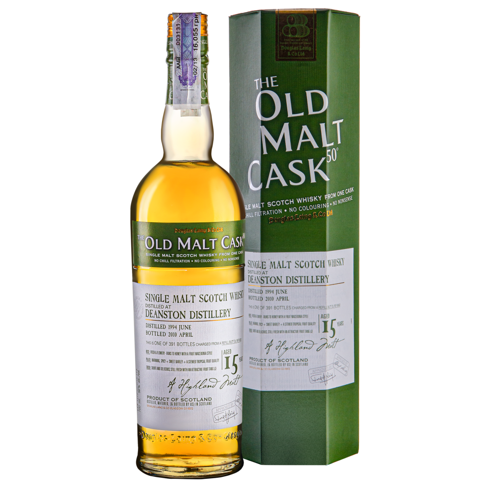 Виски Deanston Vintage 1994 15 yo Single Malt Scotch Whisky 50% 0.7 л - фото 1