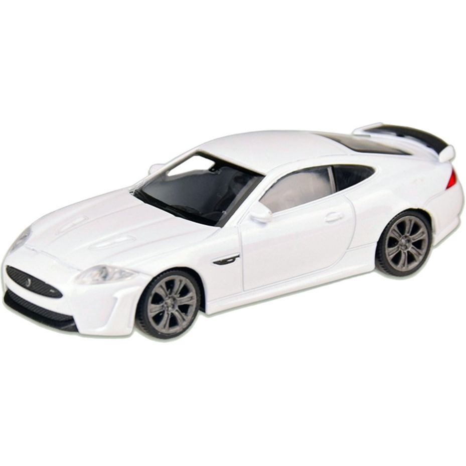 Машина Металлическая Jaguar Xkr-S Welly 44045Cw Масштаб 1:43 Белый - фото 1