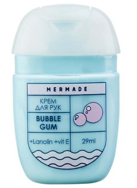 Крем для рук Mermade з ланоліном Bubble Gum, 29 мл (MRC0009) - фото 1