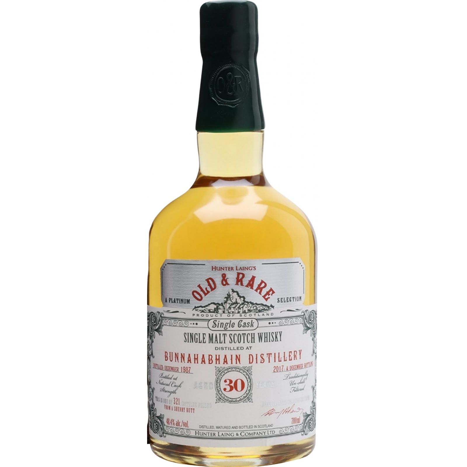 Виски Bunnahabhain 30 Years Old 1987 - Old & Rare 48.4% 0.7 л, в подарочной упаковке - фото 2