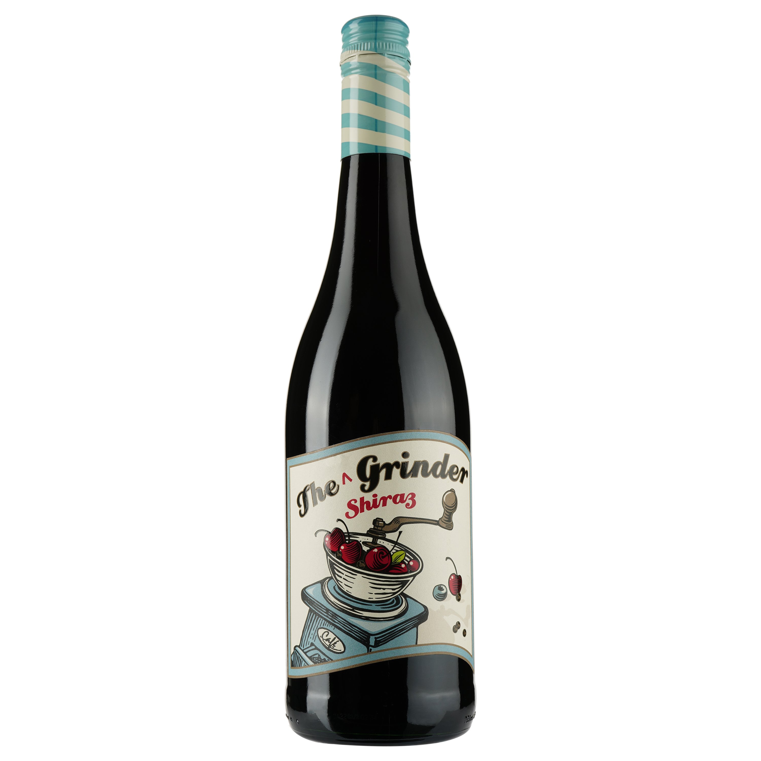 Вино The Grinder Shiraz, червоне, сухе, 14%, 0,75 л (29835) - фото 1