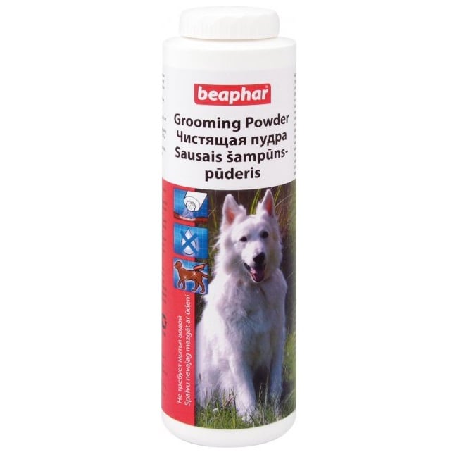Сухой шампунь для очистки шерсти собак Beaphar Grooming Powder, 150 мл (10475) - фото 1