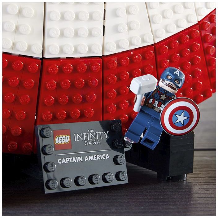 Конструктор LEGO Super Heroes Marvel Щит Капітана Америки 3128 деталей (76262) - фото 4