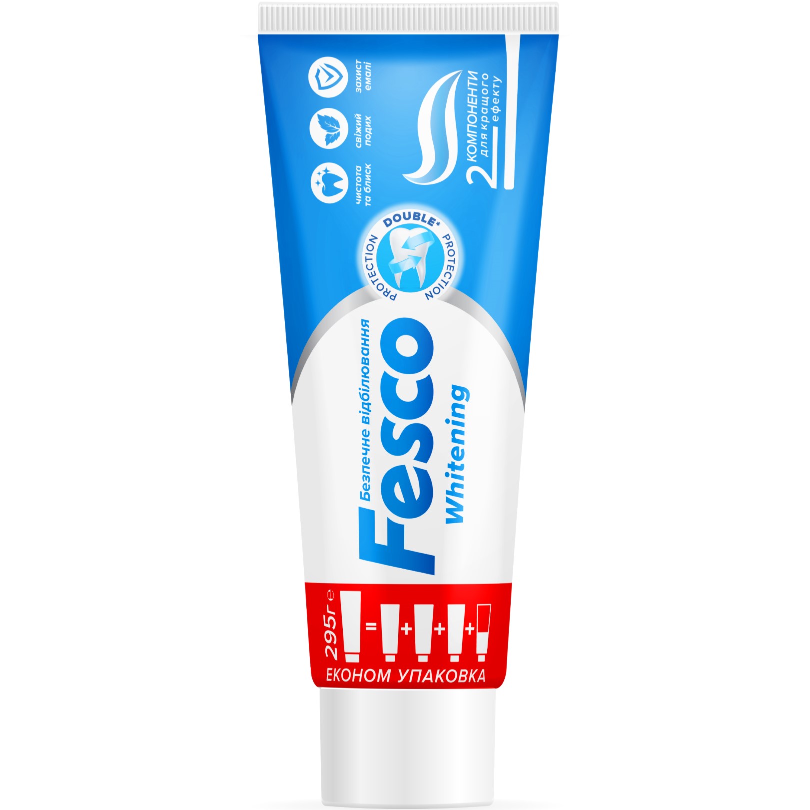 Зубная паста Fesco Whitening, 250 мл - фото 1