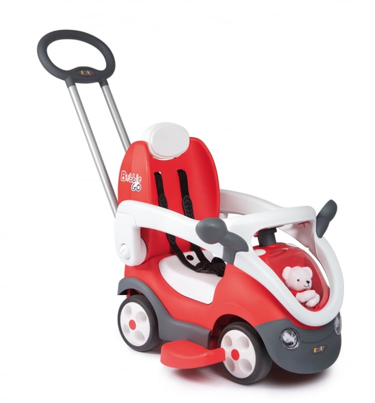 Машинка для катания Smoby Toys Медвежонок Бабл Гоу, красный (720105) - фото 1