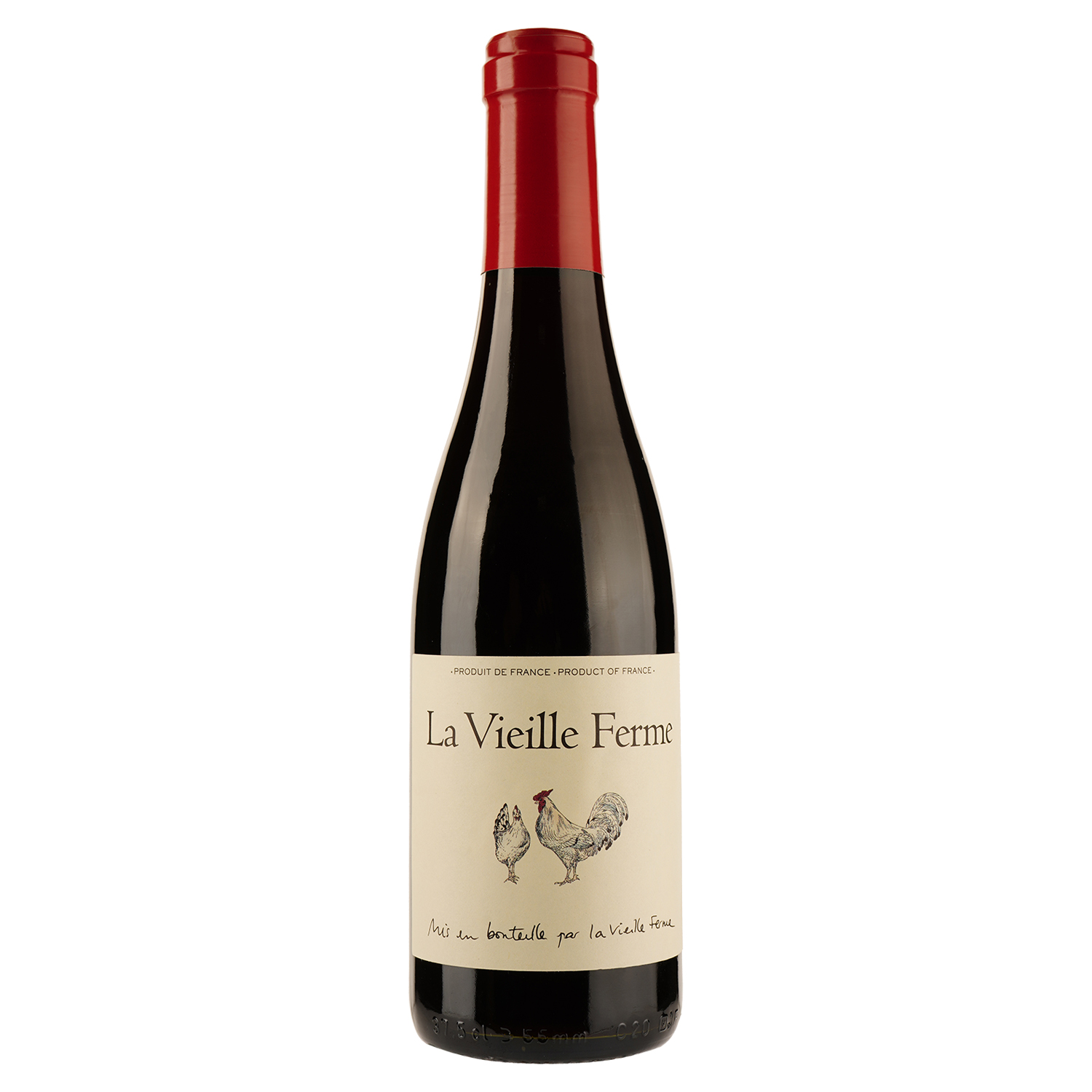 Вино La Vieille Ferme Rouge Perrin et Fils, червоне, сухе, 0,375 л - фото 1