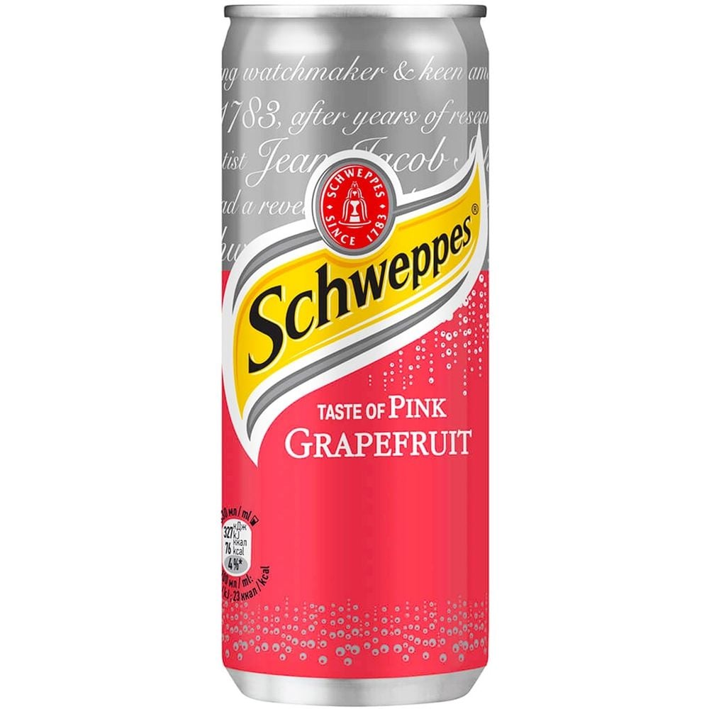 Напиток Schweppes Pink Grapefruit безалкогольный 330 мл (714693) - фото 1