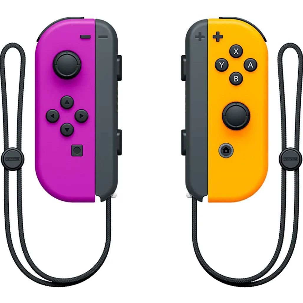 Набор контроллеров Nintendo Joy-Con, фиолетовый, оранжевый (45496431310) - фото 1