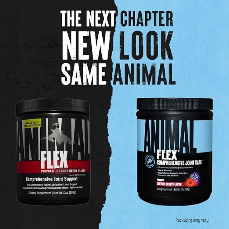 Мультикомпонентный хондропротектор Universal Nutrition Animal Flex Powder Апельсин 369 г - фото 3