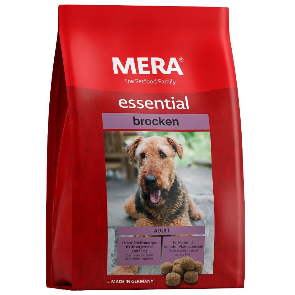 Сухий корм для собак з нормальним рівнем активності Mera Essential Brocken (велика крокета), 12,5 кг (61350) - фото 1