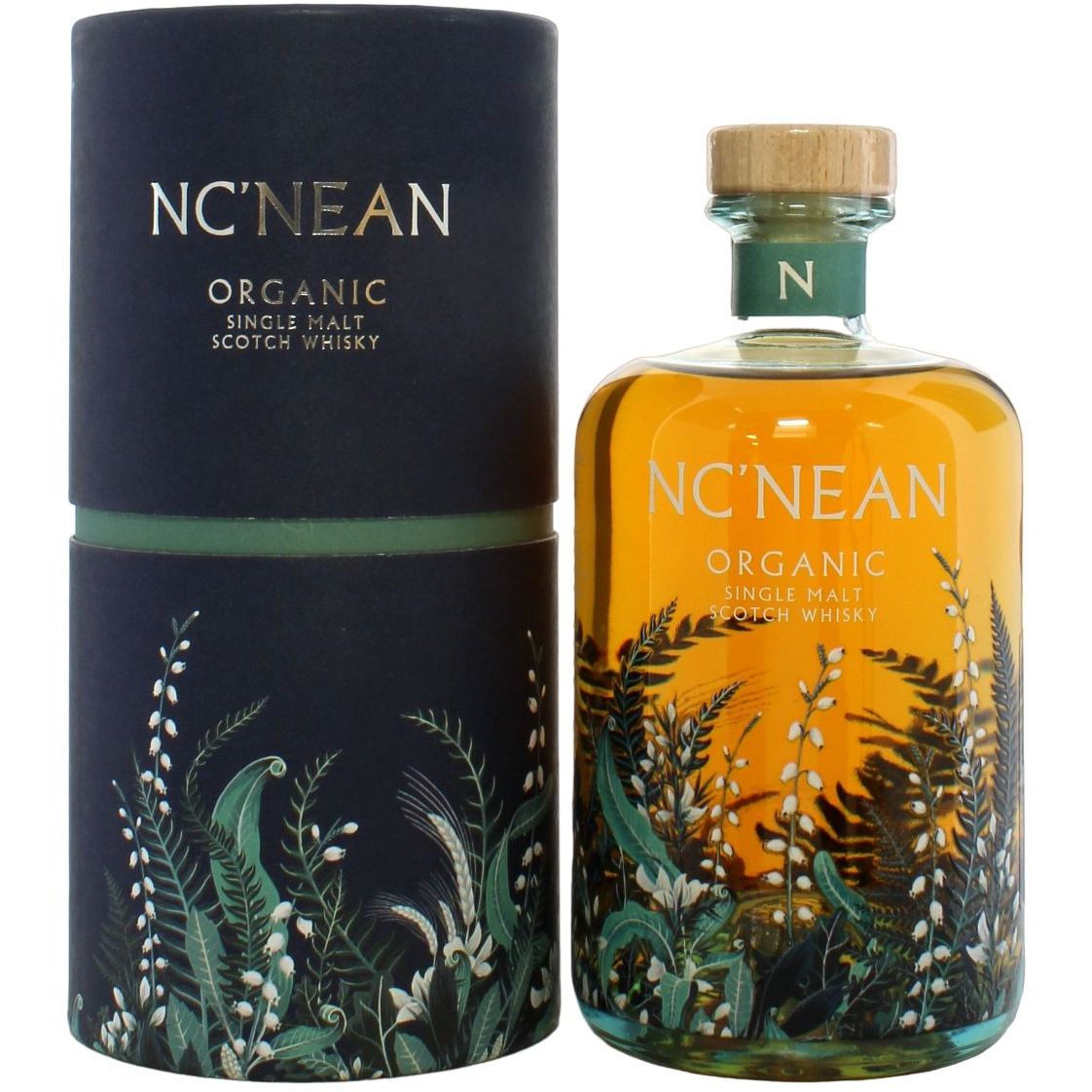 Виски Nc'nean Organic Single Malt Scotch Whisky 46% 0.7 л, в подарочной упаковке - фото 1