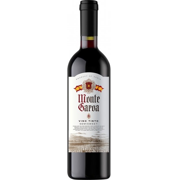 Вино Garcia Carrion Monte Garoa Tinto Semisweet, 10,5%, 0,75 л (AT3C008) - фото 1