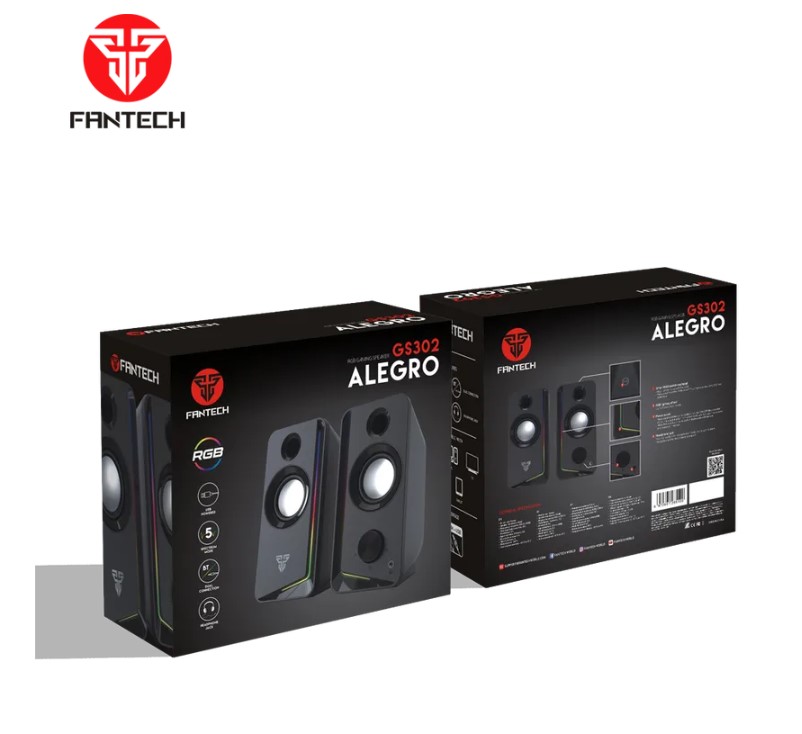 Комп'ютерні колонки Fantech GS 302 ALEGRO Bluetooth Black - фото 8