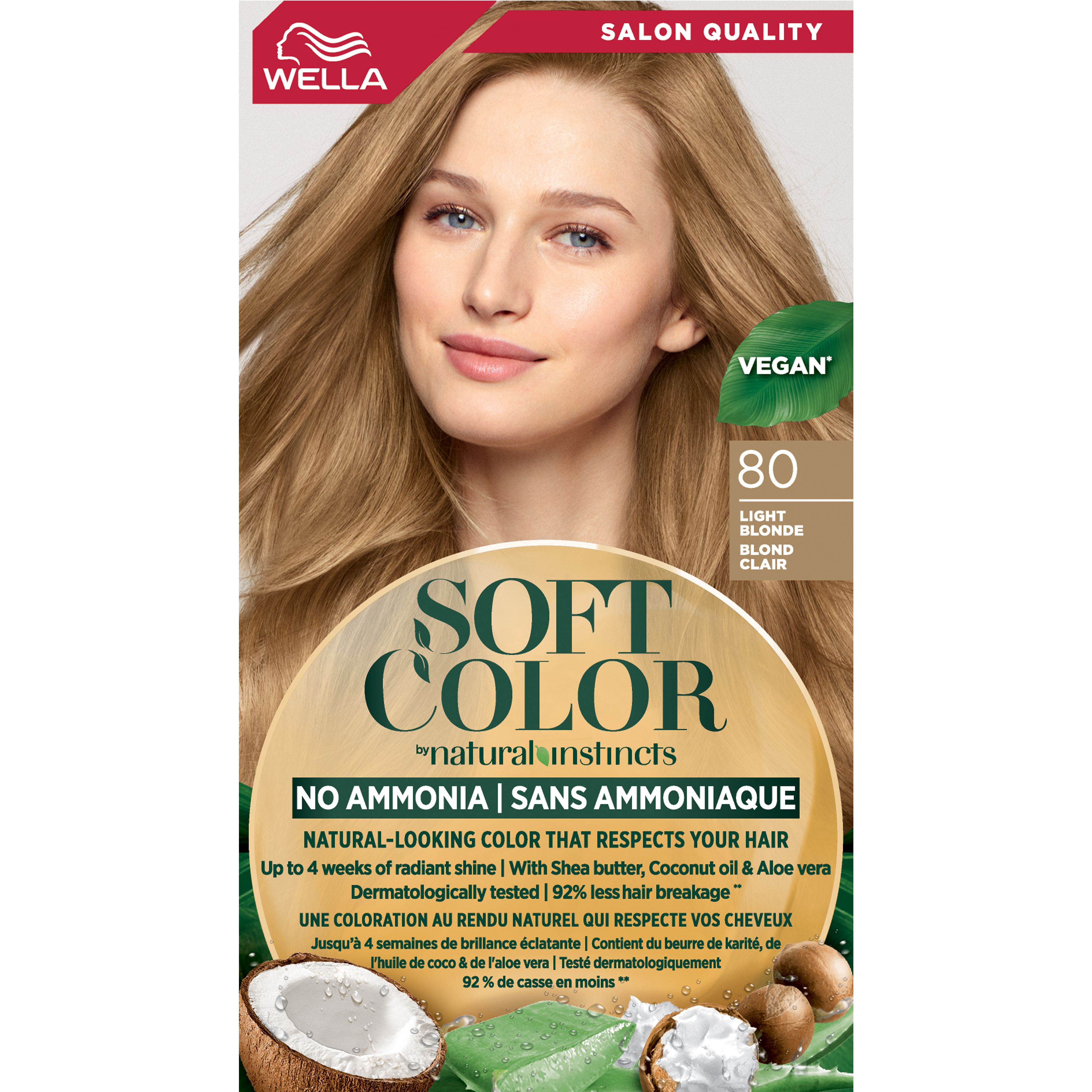 Краска для волос Wella Soft Color тон 80 Светлый блонд (3614228865746) - фото 1