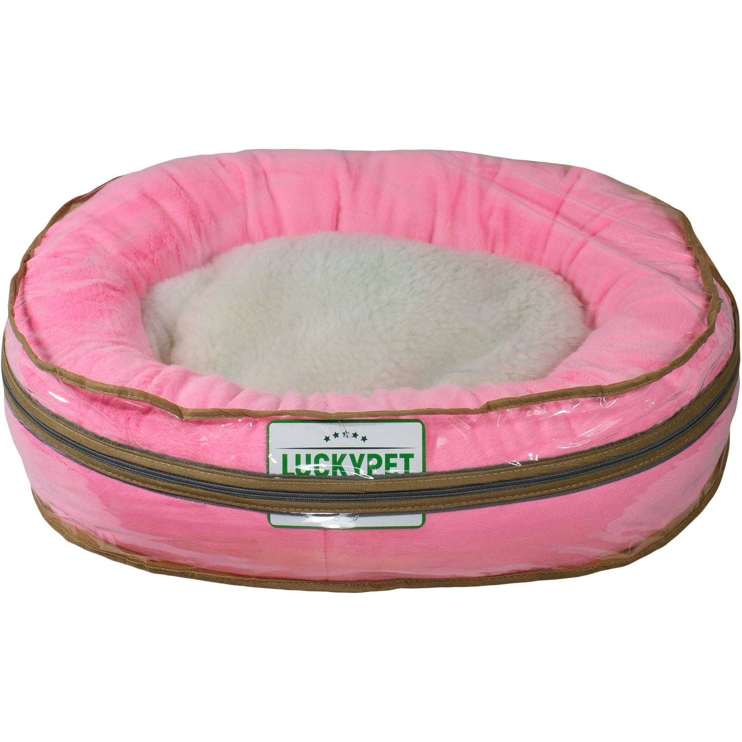 Лежак Luсky Pet Рокси №3, розовый, 52х65х14 см - фото 2