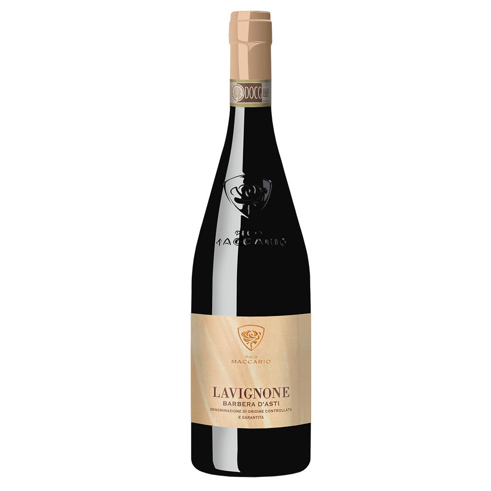 Вино Pico Maccario Lavignone Barbera D`Asti, червоне, сухе, 13,5%, 0,75 л (8000016582390) - фото 1