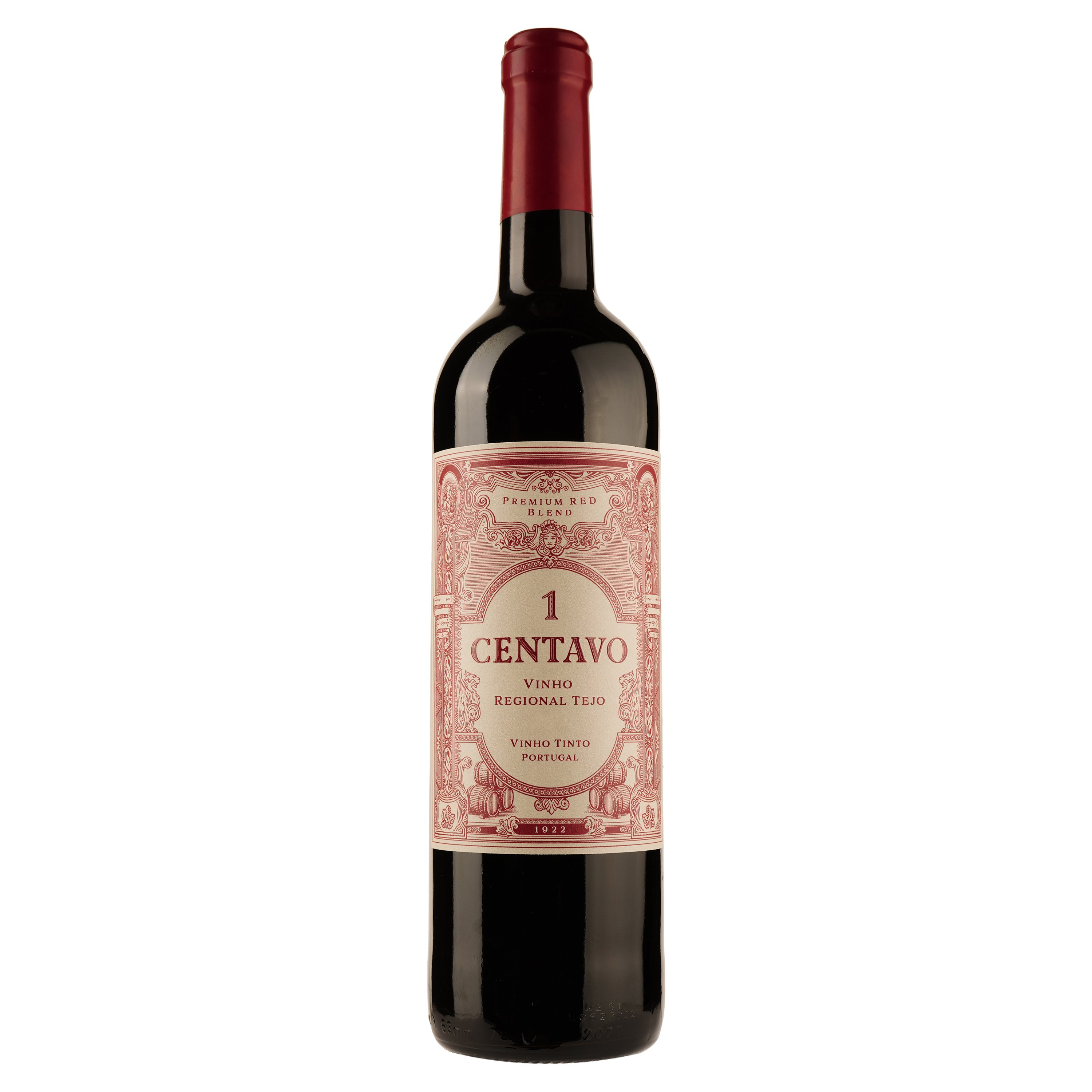Вино Ravasqueira 1 Centavo Tinto, красное, сухое, 0,75 л - фото 1