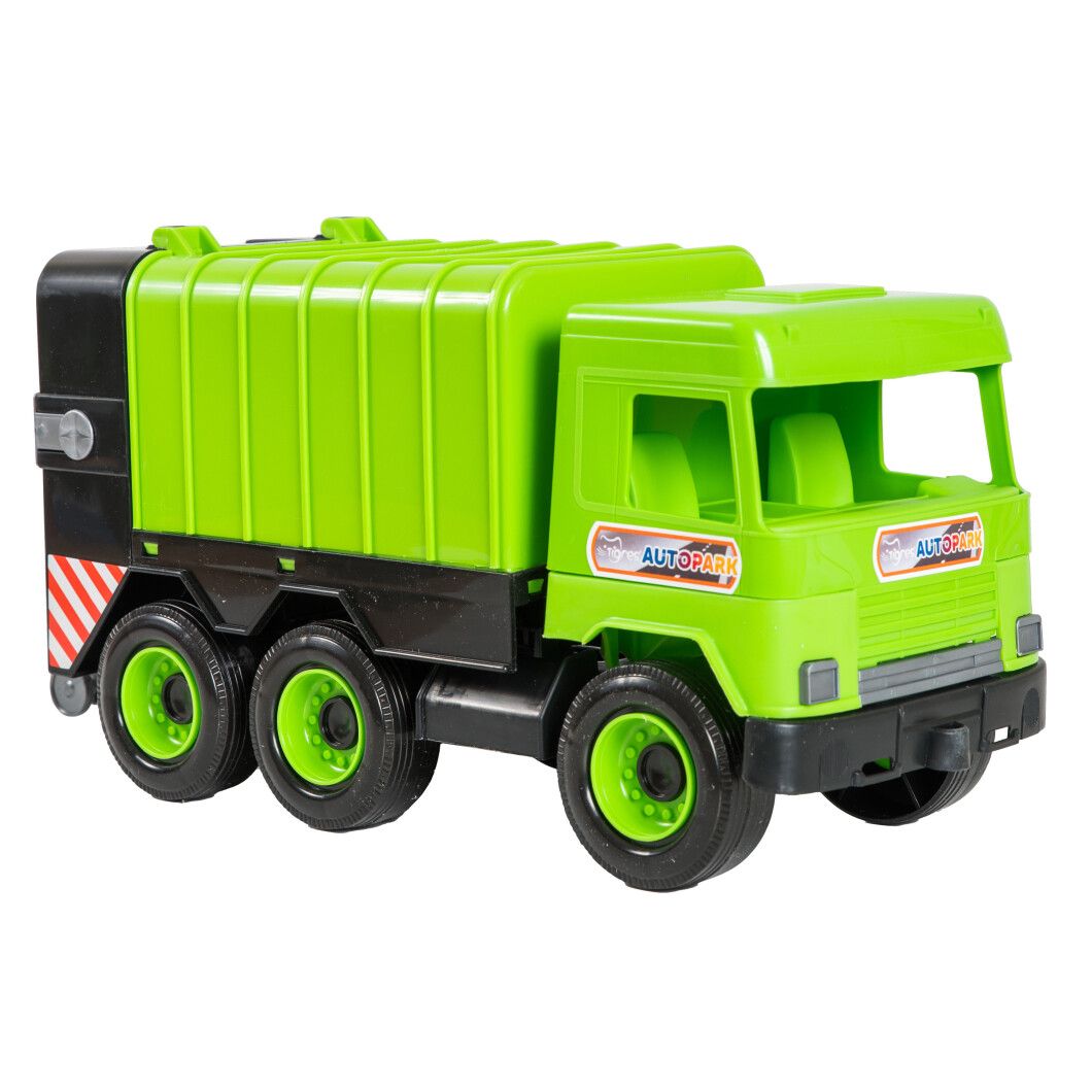 Машинка Tigres Middle Truck Сміттєвоз зелена (39484) - фото 3