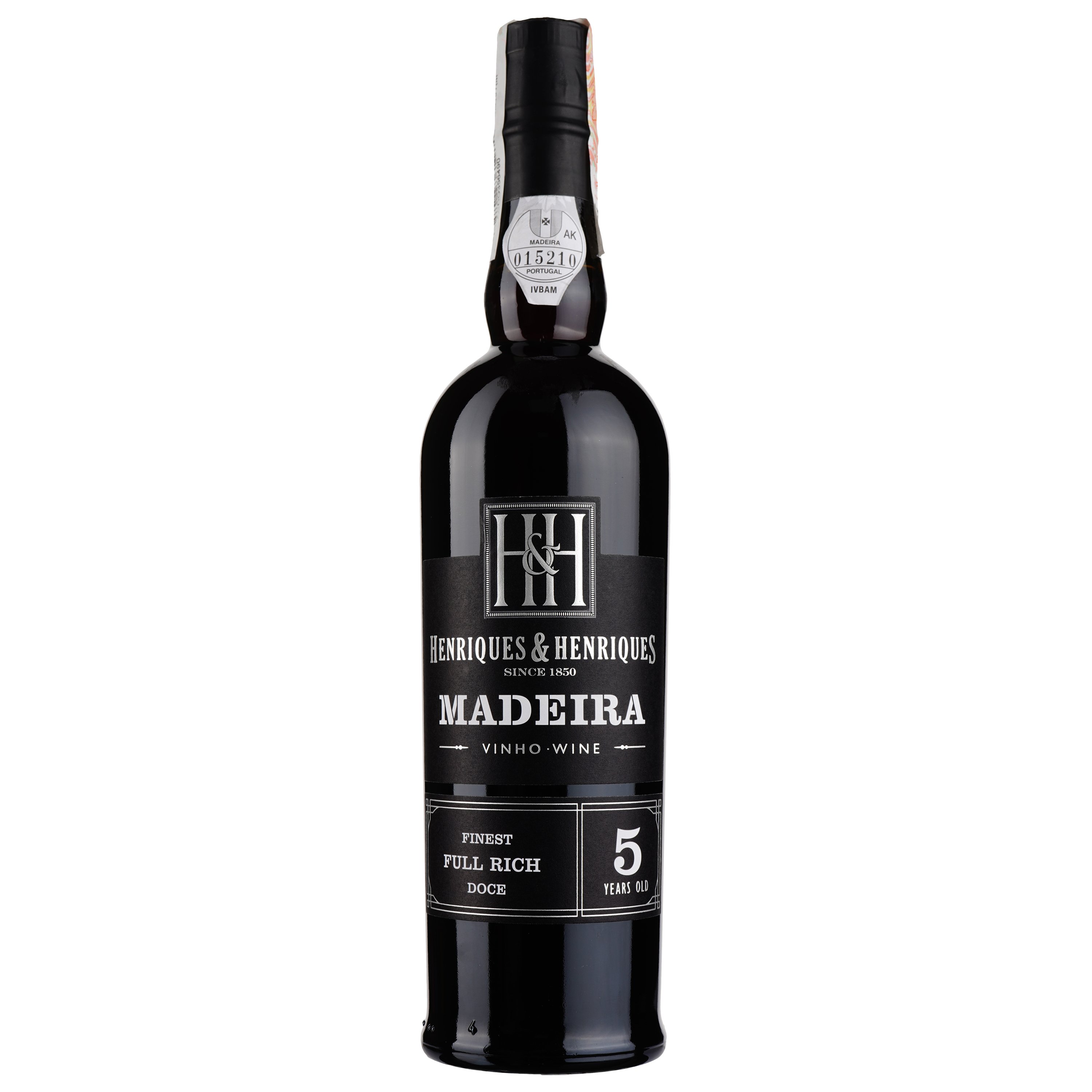 Вино Henriques&Henriques Madeira 5yo Finest Full Rich, червоне, солодке, 19%, 0,5 л - фото 1