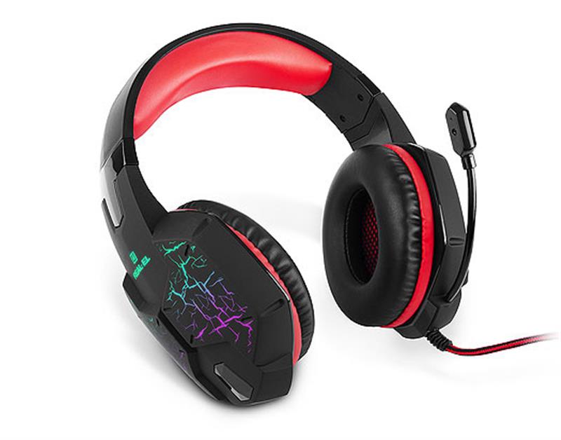 Ігрові навушники Real-El GDX-7750 Stereo 7.1 Black/Red з мікрофоном - фото 2