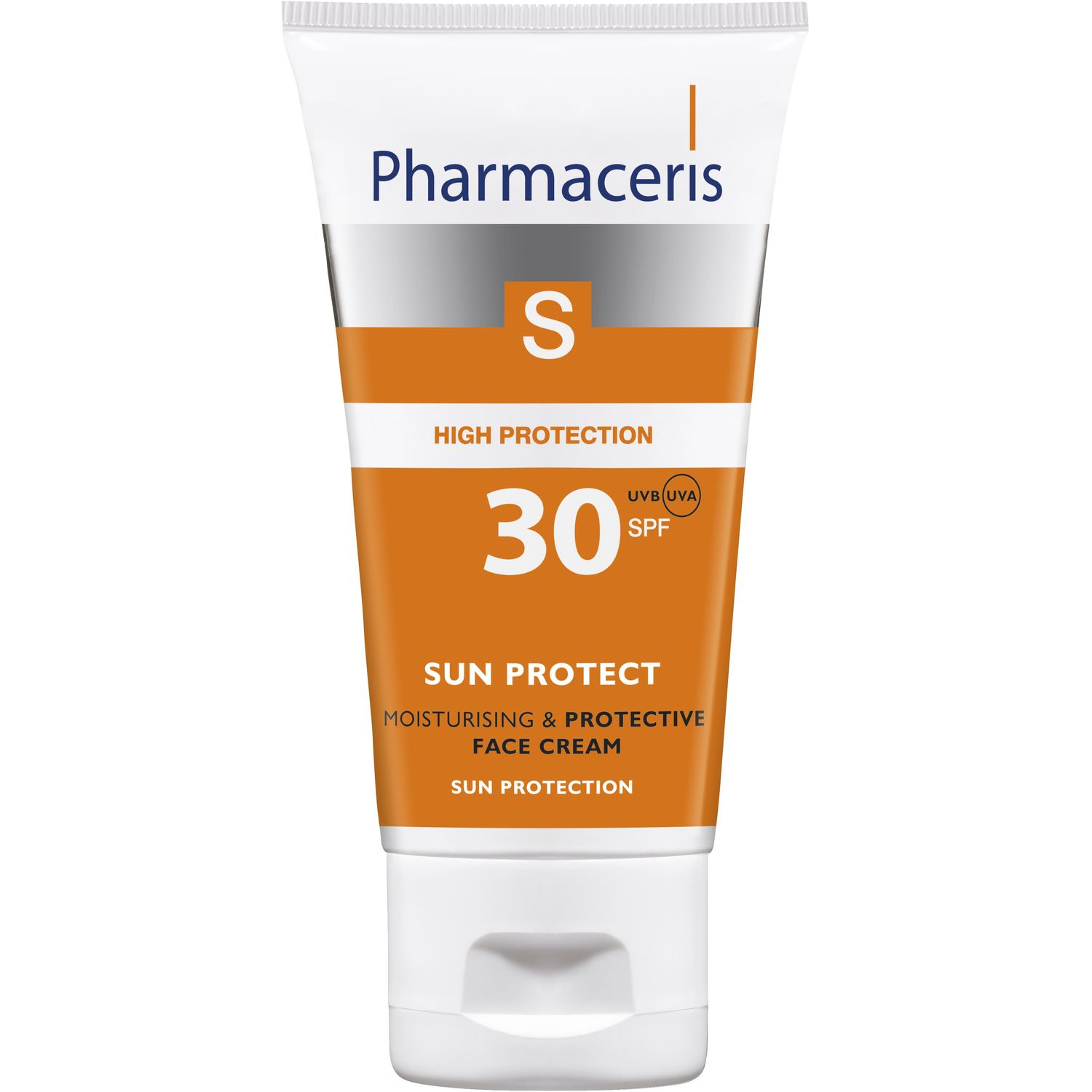 Зволожуючий сонцезахисний крем для обличчя Pharmaceris S Sun Protect SPF30, 50 мл - фото 1