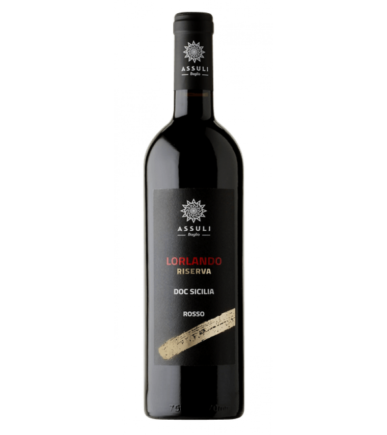 Вино Assuli Lorlando Riserva DOC Sicilia, красное, сухое, 13,5%, 0,75 л - фото 1