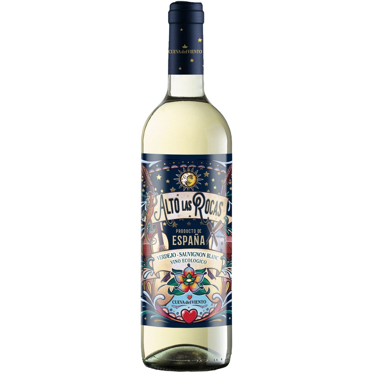 Вино Alto las Rocas Verdejo-Sauvignon Blanc, белое, сухое, 0,75 л - фото 1