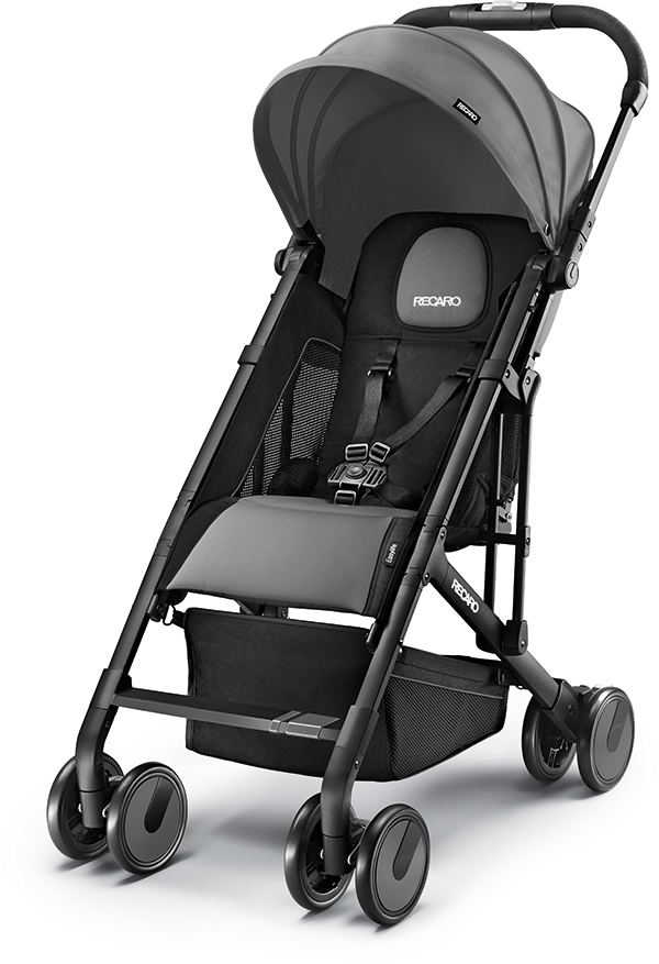 Прогулочная коляска Recaro EasyLife Graphite, темно-серый с черным (5601.21208.66) - фото 1