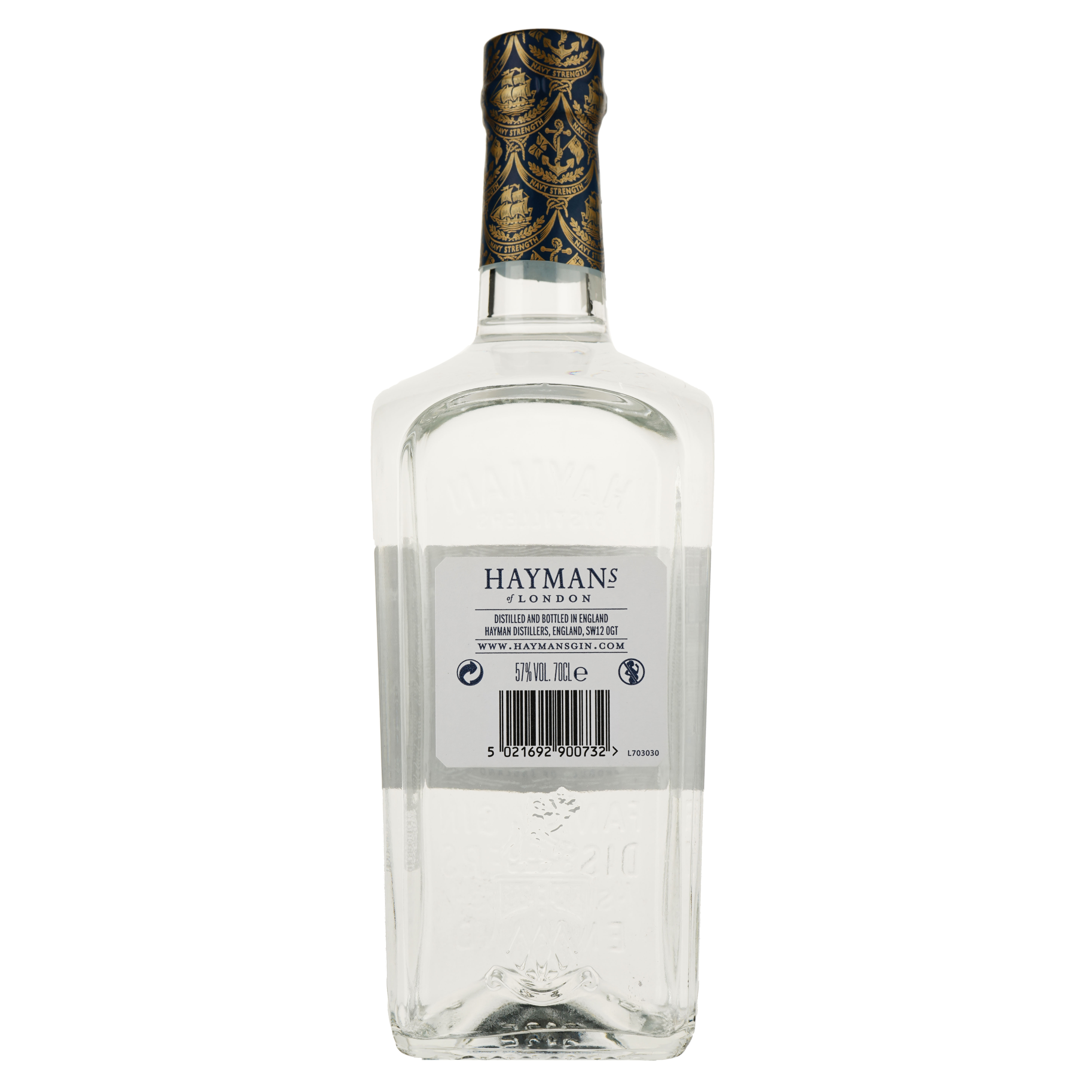 Джин Hayman's Royal Dock Gin, 57%, 0,7 л (728572) - фото 2