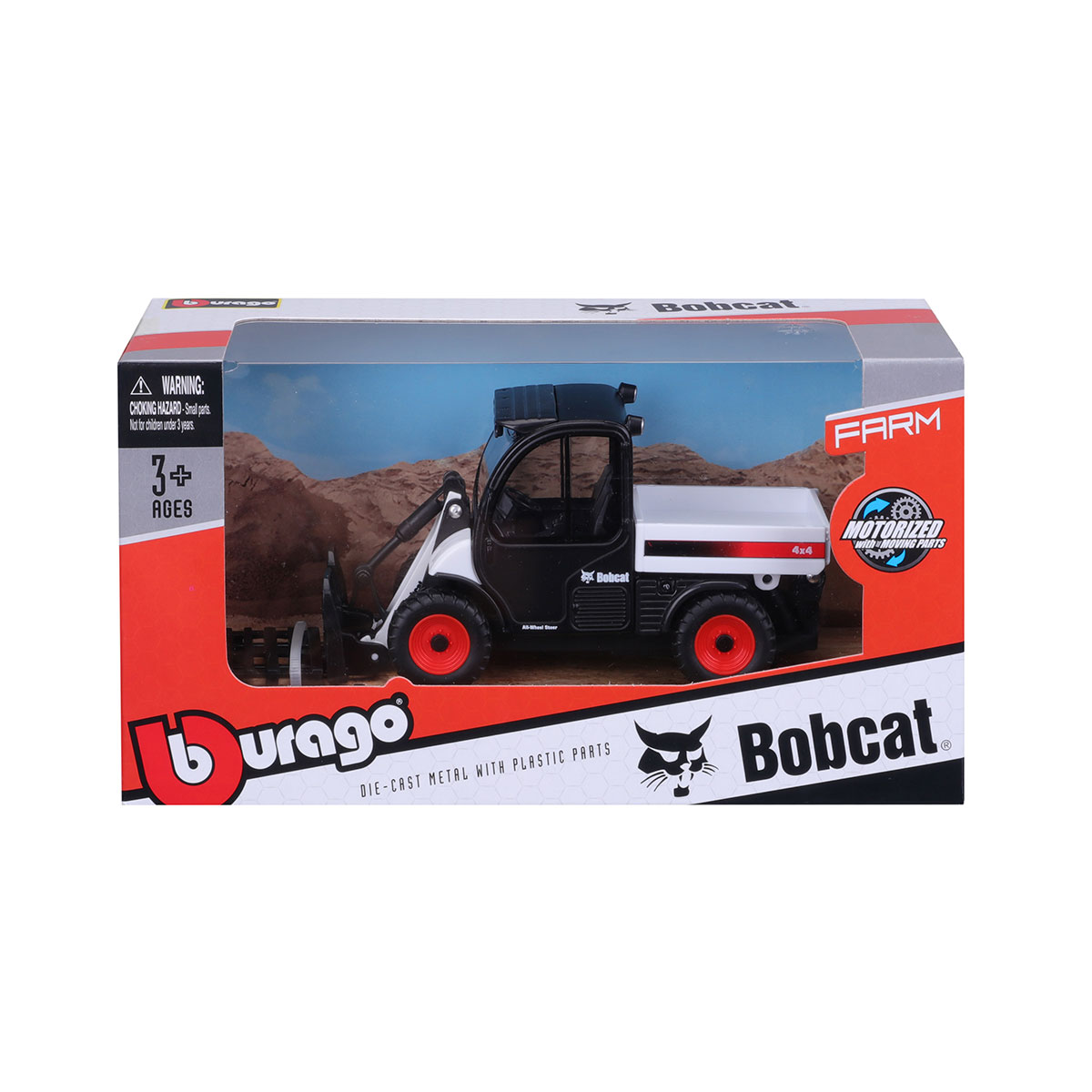 Автомодель Bburago Погрузчик Bobcat Toolcat 5600 (18-31806) - фото 4