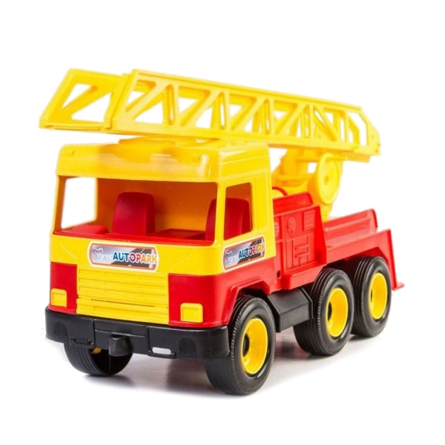 Машинка Tigres Middle Truck Пожежна 45 см жовта (39225) - фото 1