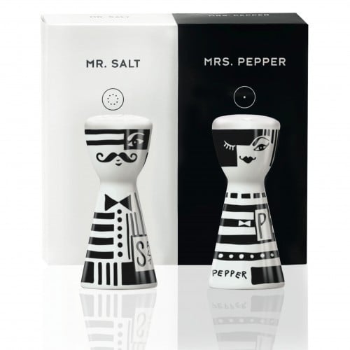Набор для соли и перца Ritzenhoff от Andrea Arnolt Mr. Salt & Mrs. Pepper, 7,5 см (1710067) - фото 1