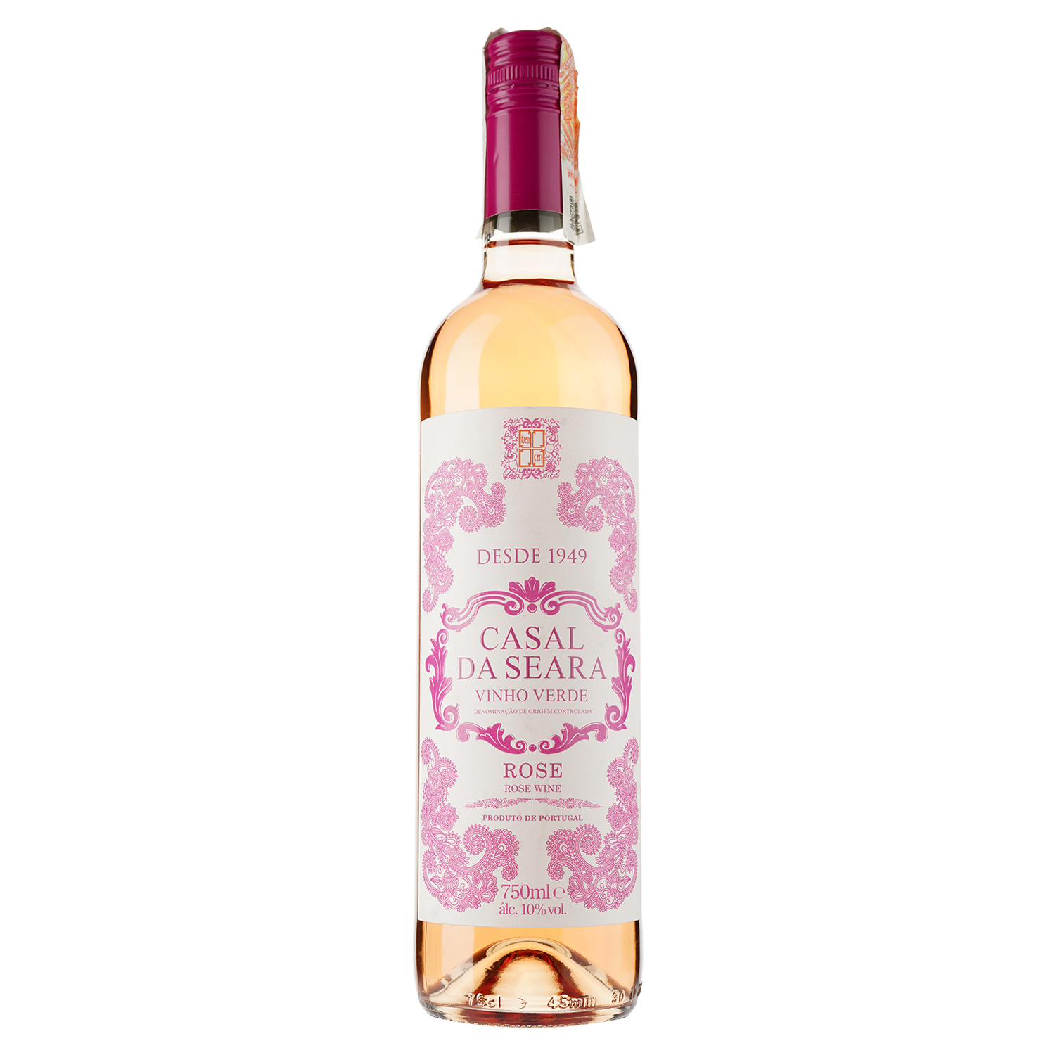 Вино Casal da Seara Rose, розовое, полусухое, 10%, 0,75 л - фото 1