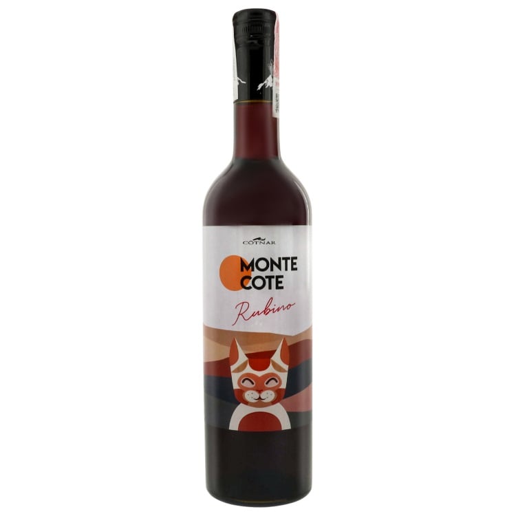 Вино Cotnar Monte Cote Rubino, червоне, сухе, 9-12%, 0,75 л (717557) - фото 1