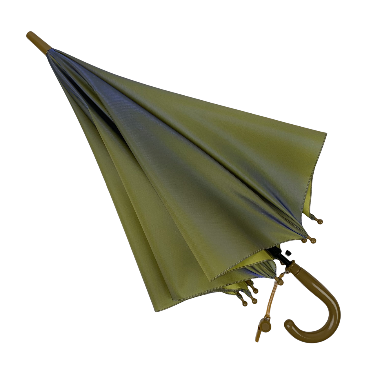 Дитяча парасолька-палиця напівавтомат Toprain 85 см оливкова - фото 5