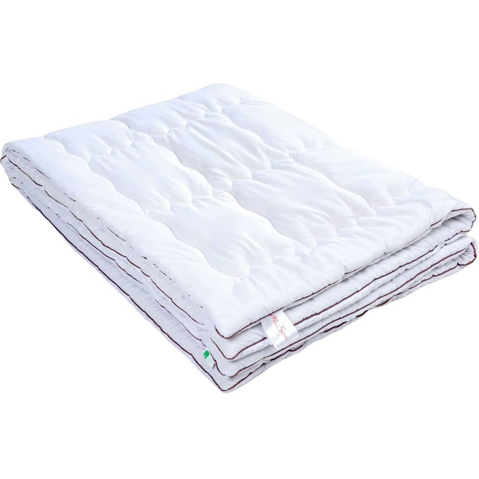 Одеяло шерстяное MirSon Deluxe Italy Hand Made №165, демисезонное, 110x140 см, белое - фото 1