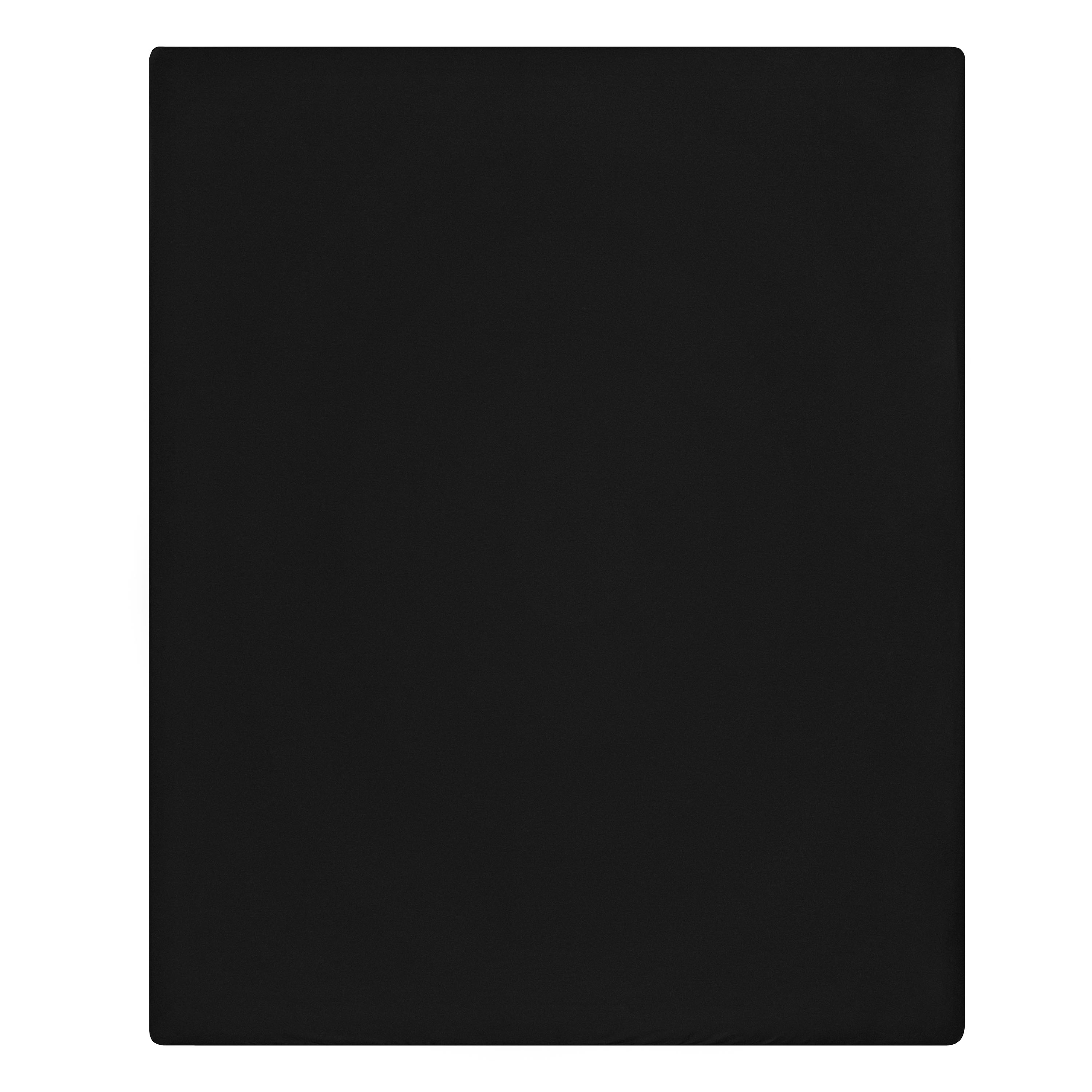 Простирадло на резинці Ardesto Mix&Match Premium сатин 180x200+30 см чорне (ART1820FSL) - фото 3