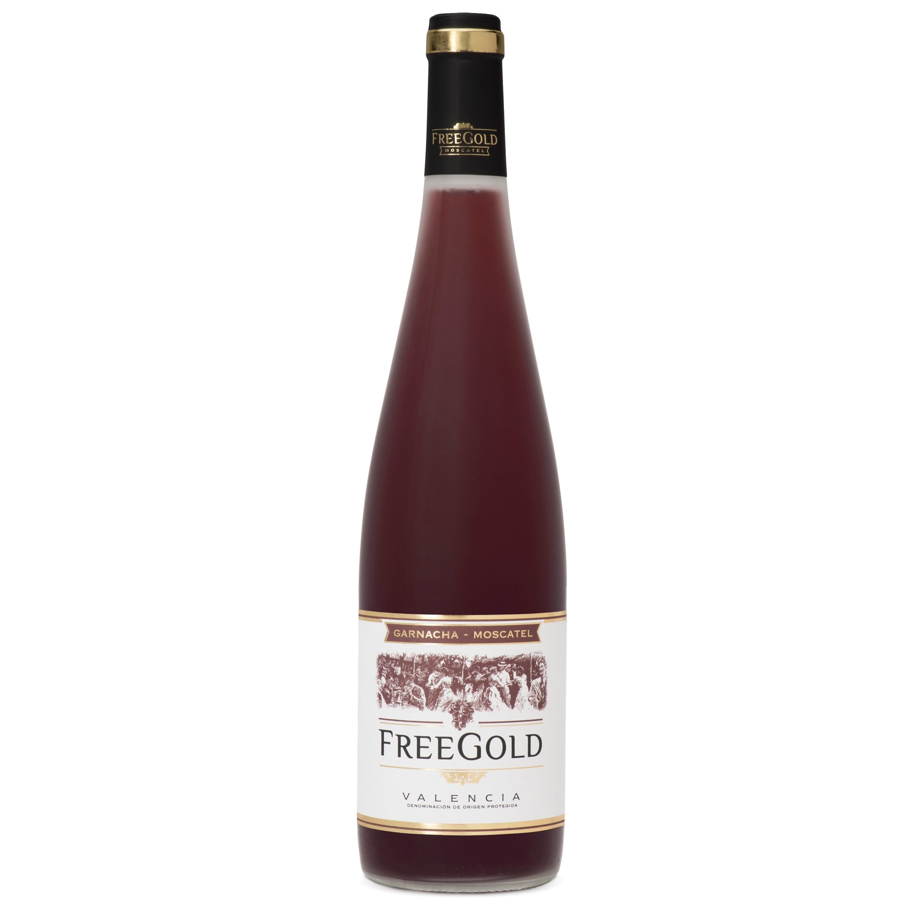 Вино Anecoop Freegold Red D.O., червоне, солодке, 12%, 0,75 л - фото 1