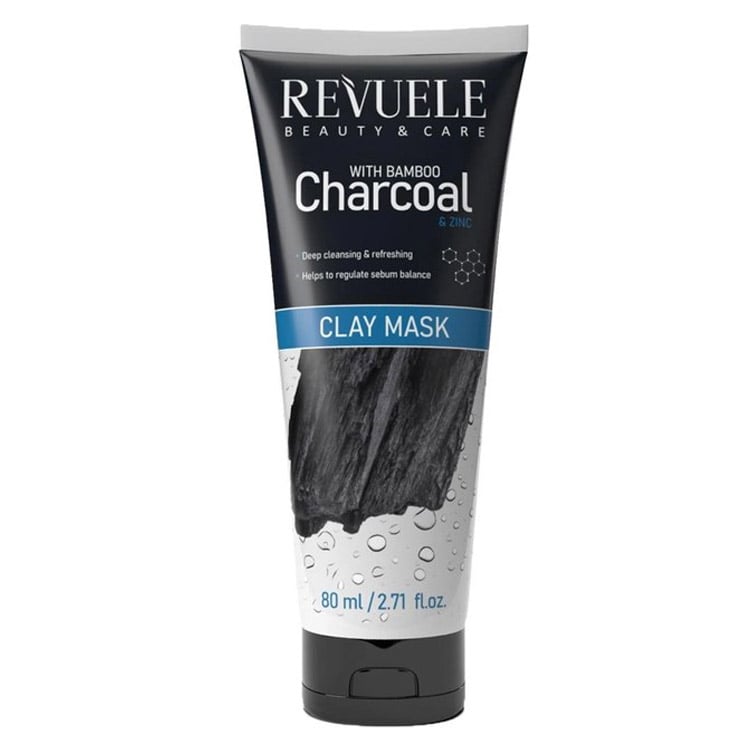 Маска для обличчя Revuele Bamboo Charcoal, 80 мл - фото 1