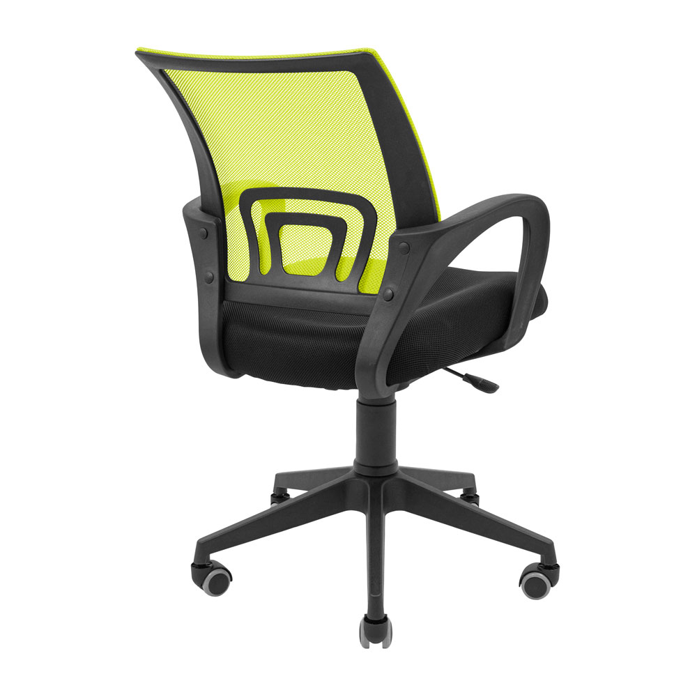 Крісло офісне Richman Спайдер Ю Пластик Піастра сітка чорний + жовтий (RCM-1093) - фото 4